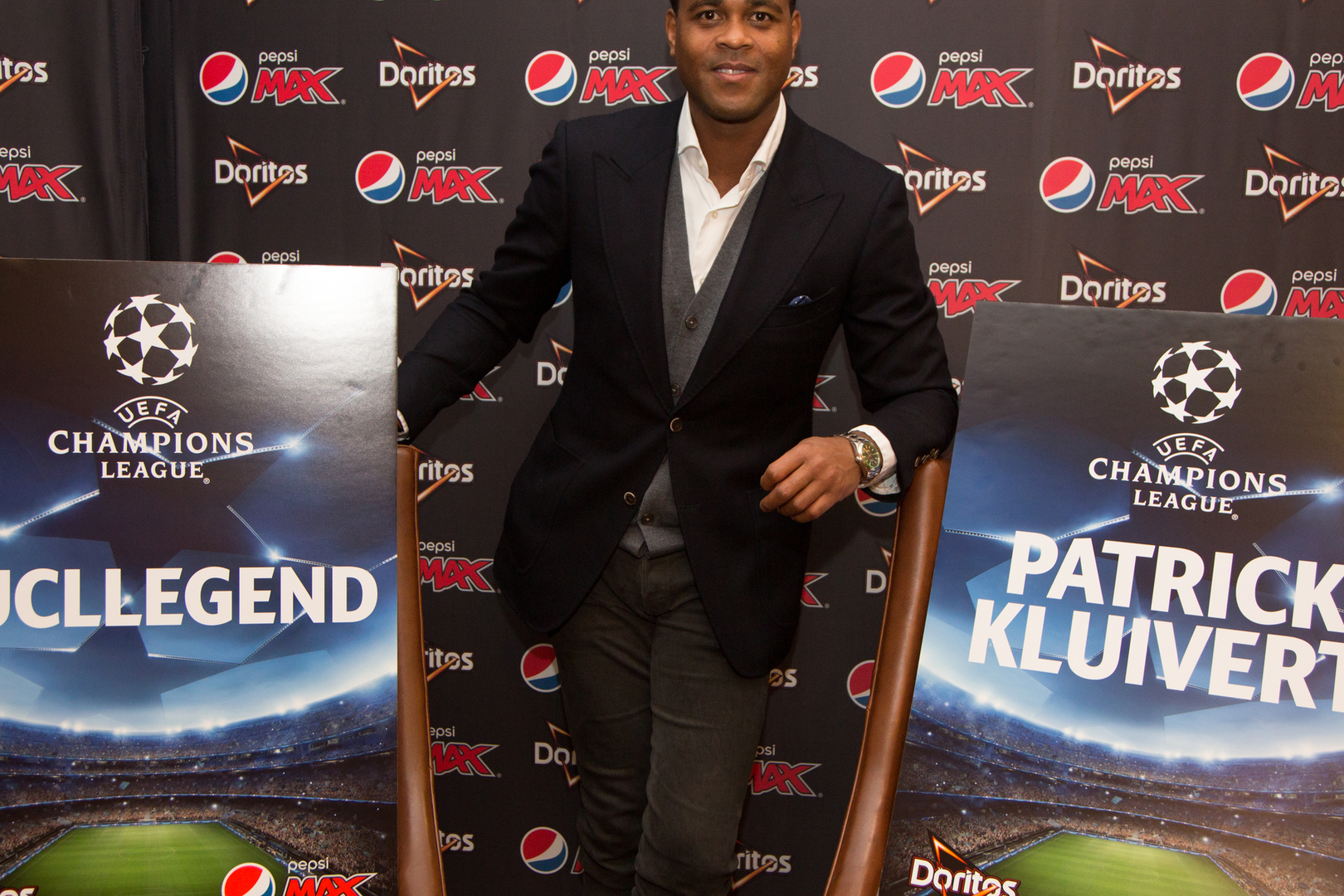 Holland legend Patrick Kluivert stuns Irish soccer fans with
